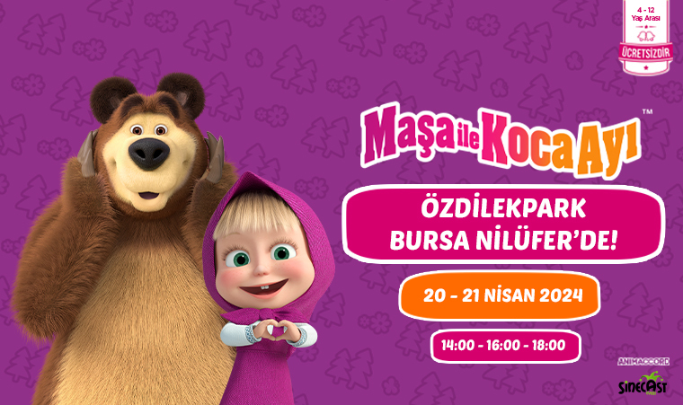 Maşa ile Koca Ayı ÖzdilekPark Bursa Nilüfer'de!