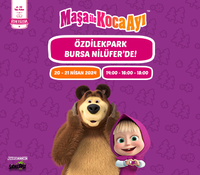 Maşa ile Koca Ayı ÖzdilekPark Bursa Nilüfer'de!