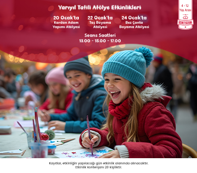 Yarıyıl Tatili Atölye Etkinlikleri ÖzdilekPark Bursa Nilüfer’de!